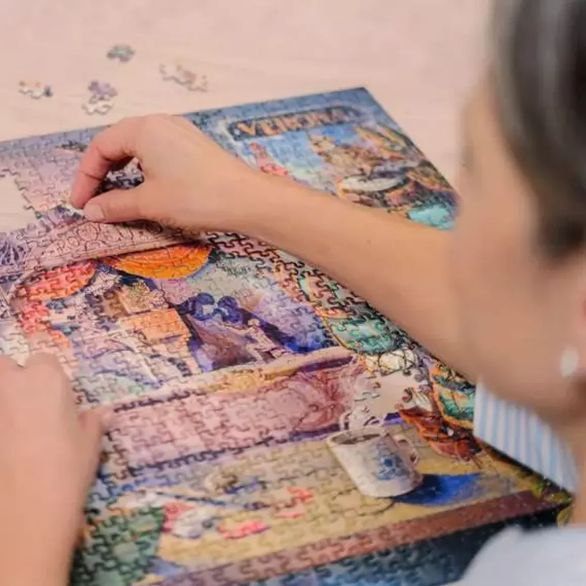 Ravensburger Art&Soul - Romeo & Julia - vierkante puzzel van 750 stukjes
