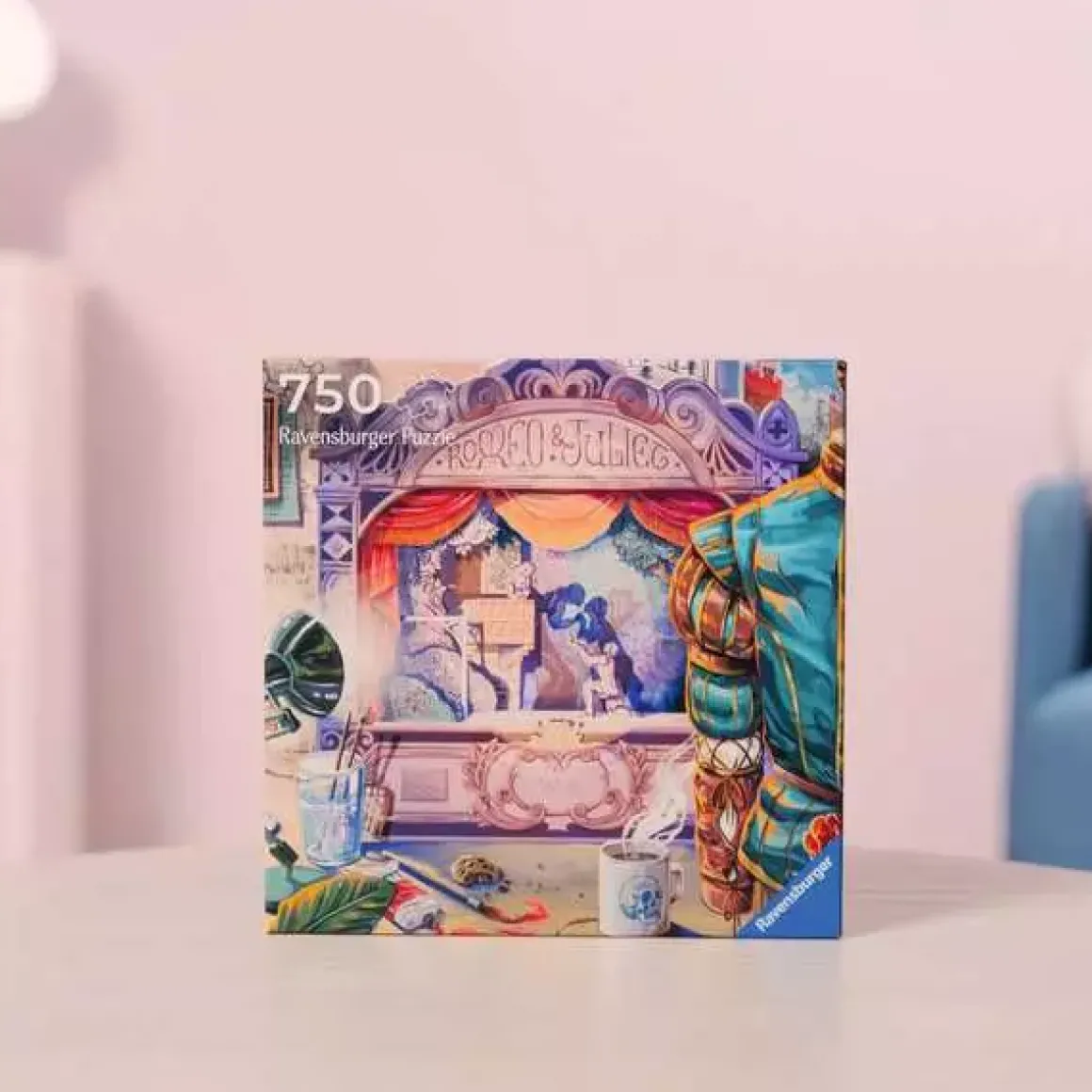 Ravensburger Art&Soul - Romeo & Julia - vierkante puzzel van 750 stukjes