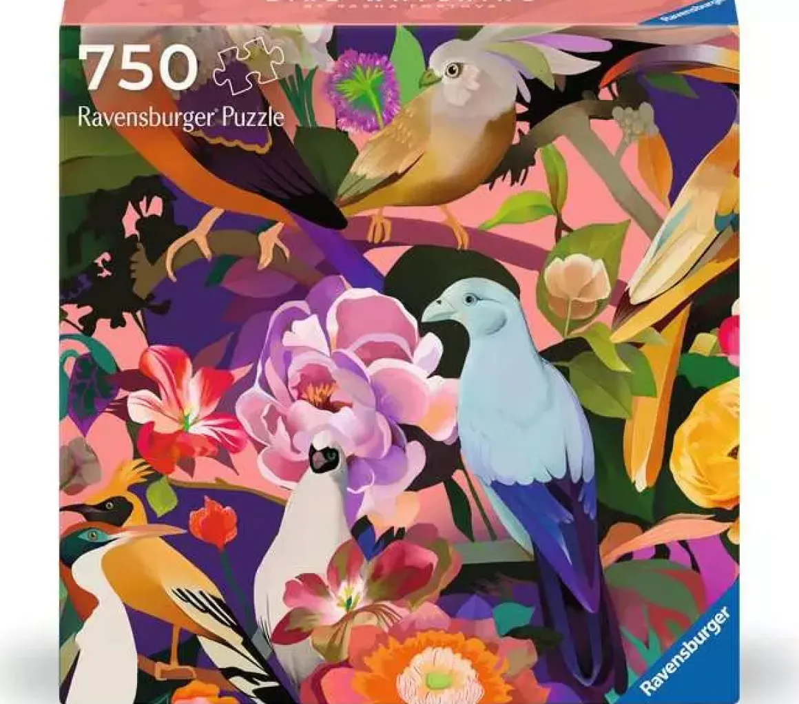 Ravensburger Art&Soul - Bird Watching - vierkante puzzel van 750 stukjes