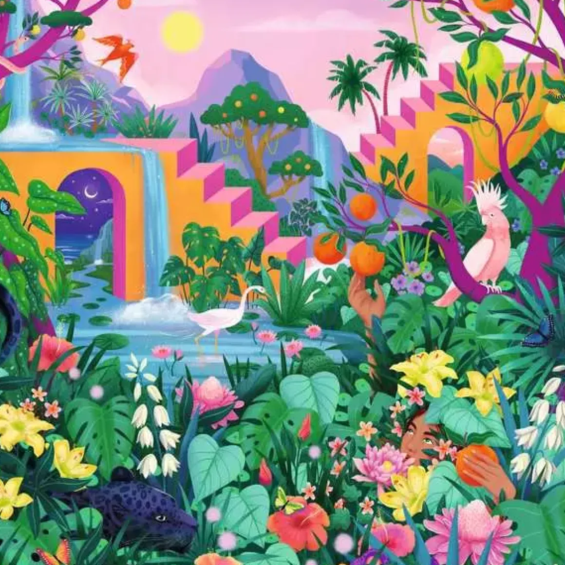 Ravensburger Art&Soul - Wonderlijke Natuur - vierkante puzzel van 750 stukjes