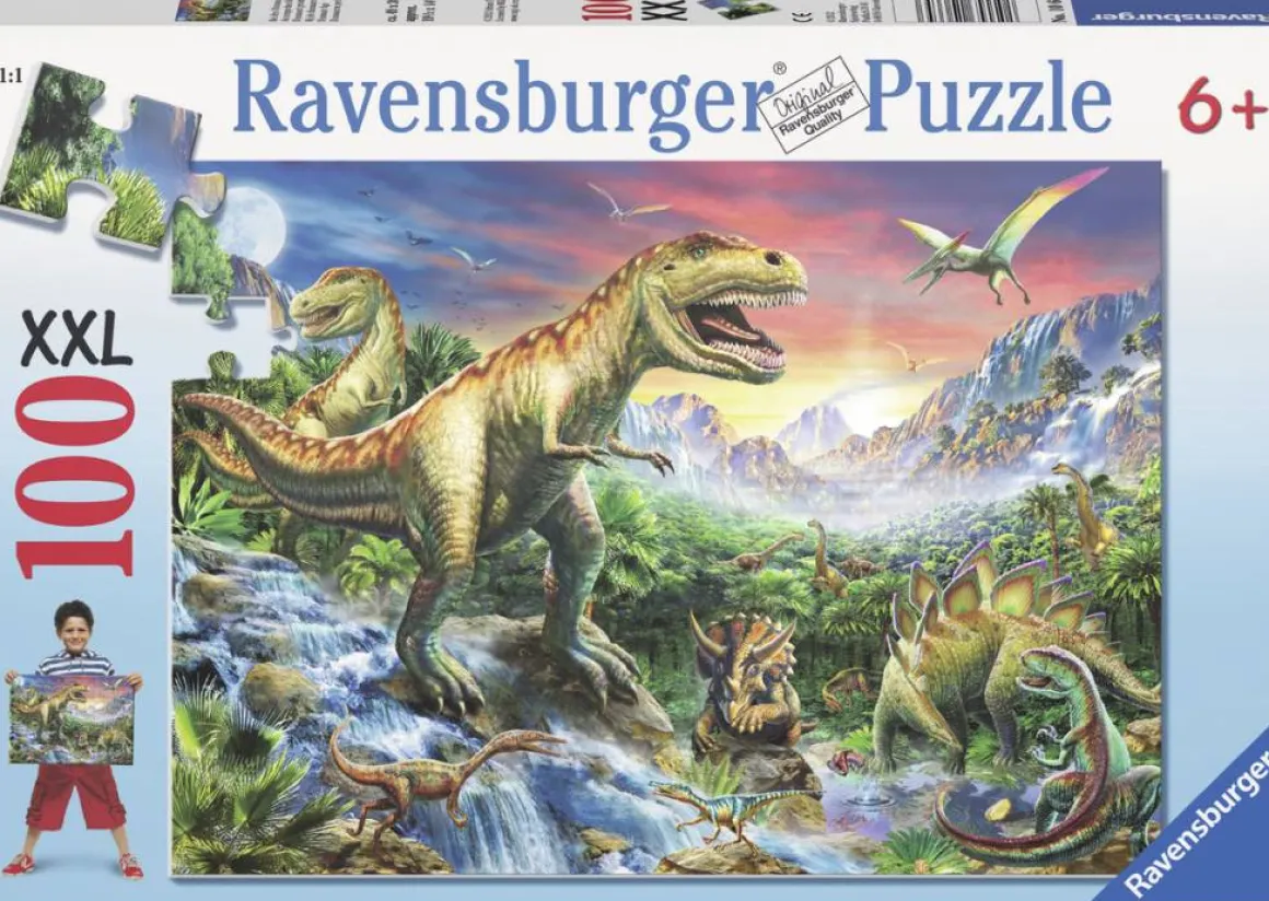 Ravensburger Bij de dinosaurussen - 100 stukjes XXL