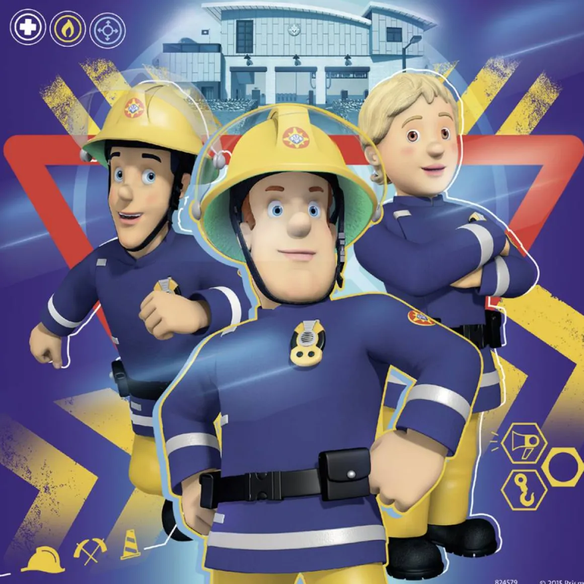 Ravensburger Bij gevaar Brandweerman Sam roepen - 3 x 49 stukjes