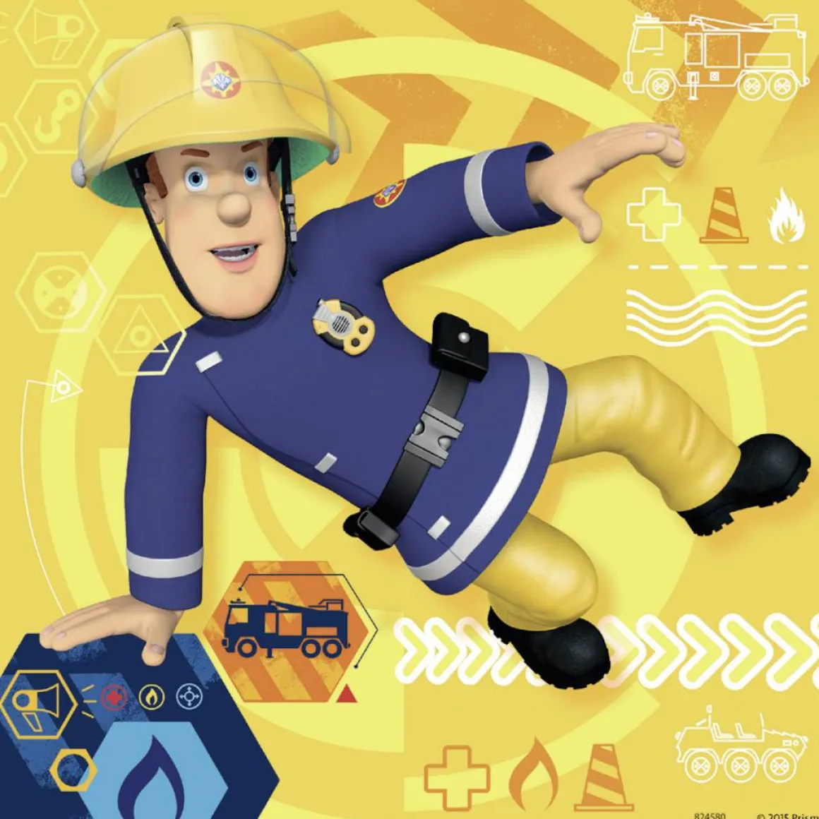 Ravensburger Bij gevaar Brandweerman Sam roepen - 3 x 49 stukjes