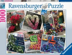 Ravensburger Bloemenpracht in New York - puzzel van 1000 stukjes