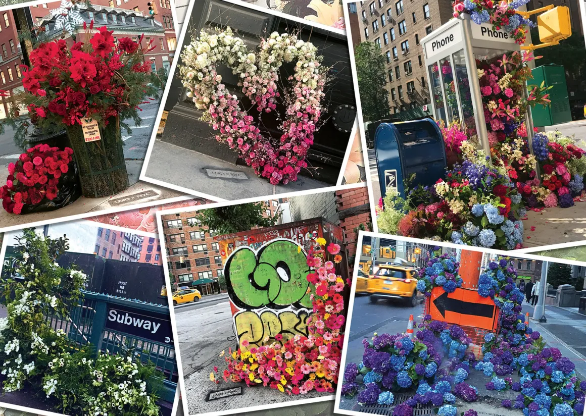 Ravensburger Bloemenpracht in New York - puzzel van 1000 stukjes