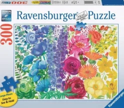 Ravensburger Bloemenregenboog - puzzel van 300 XXL stukjes