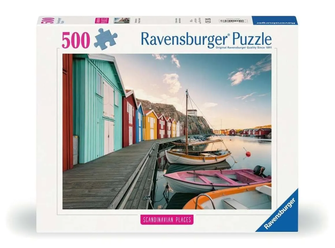Ravensburger Boothuizen in Smögen, Zweden - puzzel van 500 stukjes