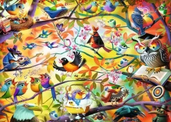 Ravensburger Busy Birdies - Dean Macadam - puzzel van 1000 stukjes