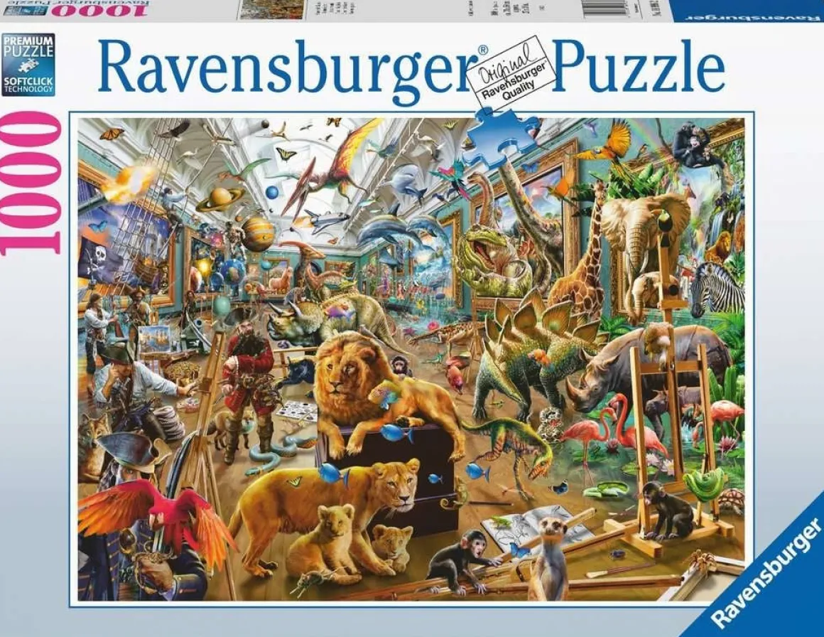 Ravensburger Chaos in de galerie - puzzel van 1000 stukjes