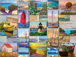 Ravensburger Collage van de kust - puzzel van 1500 stukjes