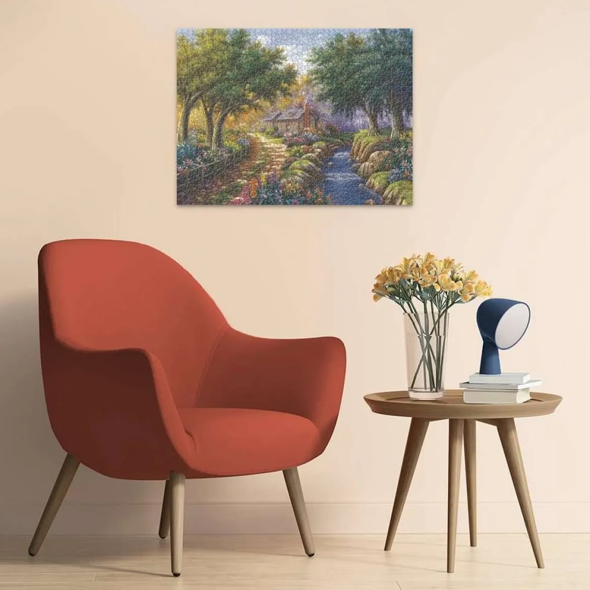 Ravensburger Cottage bij de rivier - puzzel van 1500 stukjes