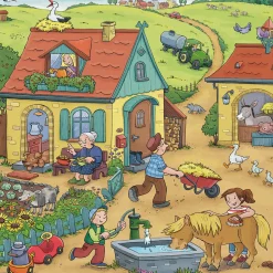 Ravensburger De boerderij - 3 puzzels van 49 stukjes