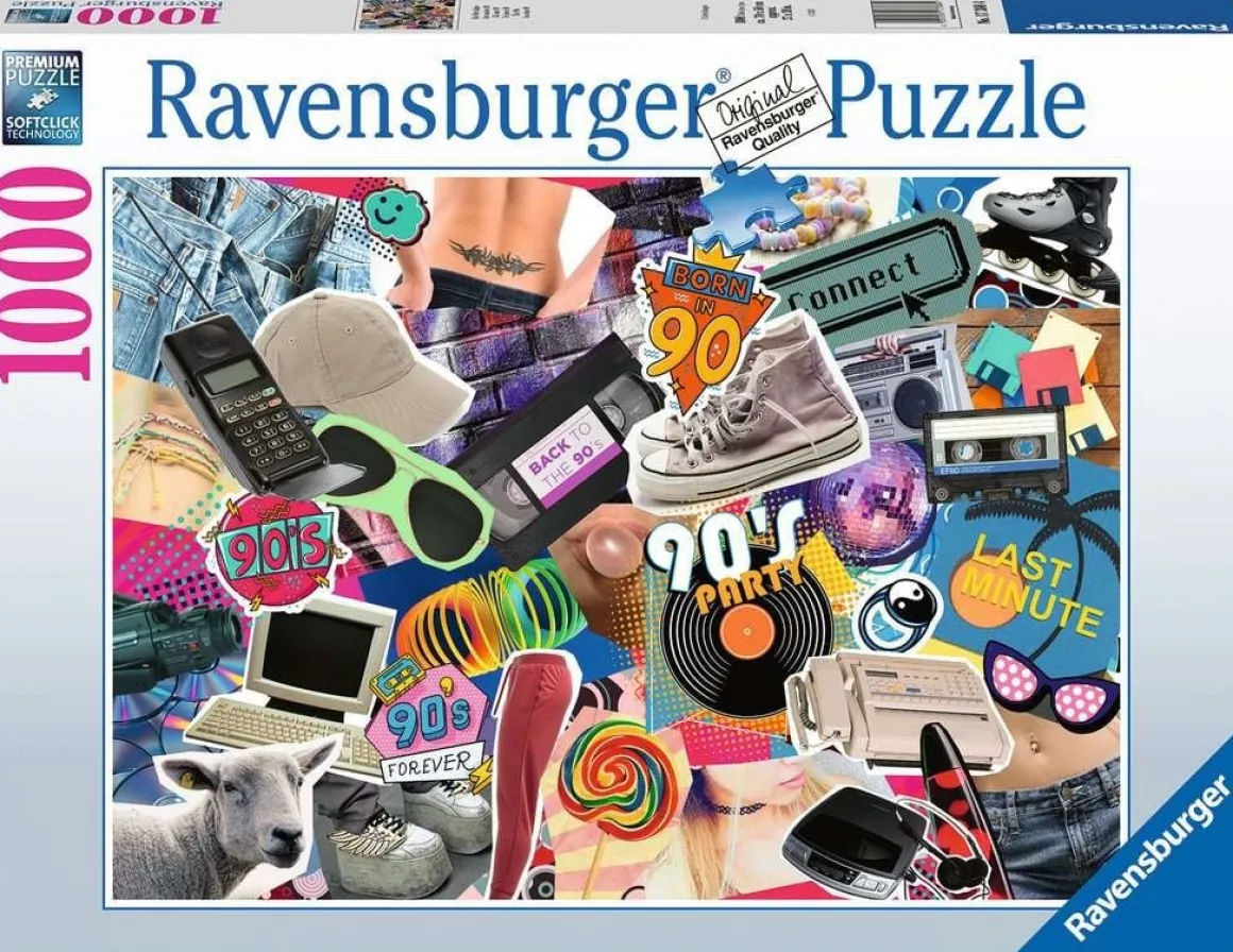 Ravensburger De jaren 90 - puzzel van 1000 stukjes