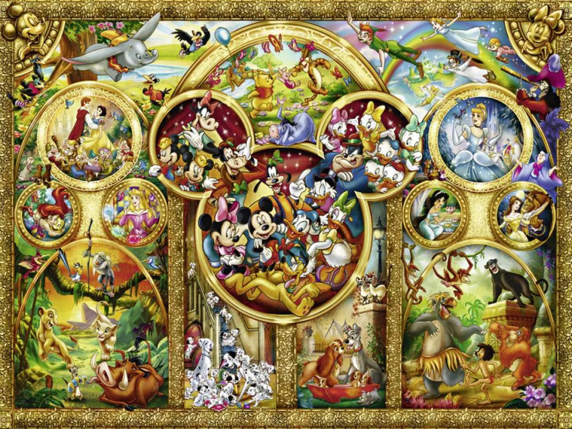 Ravensburger De mooiste Disney thema's - 1000 stukjes