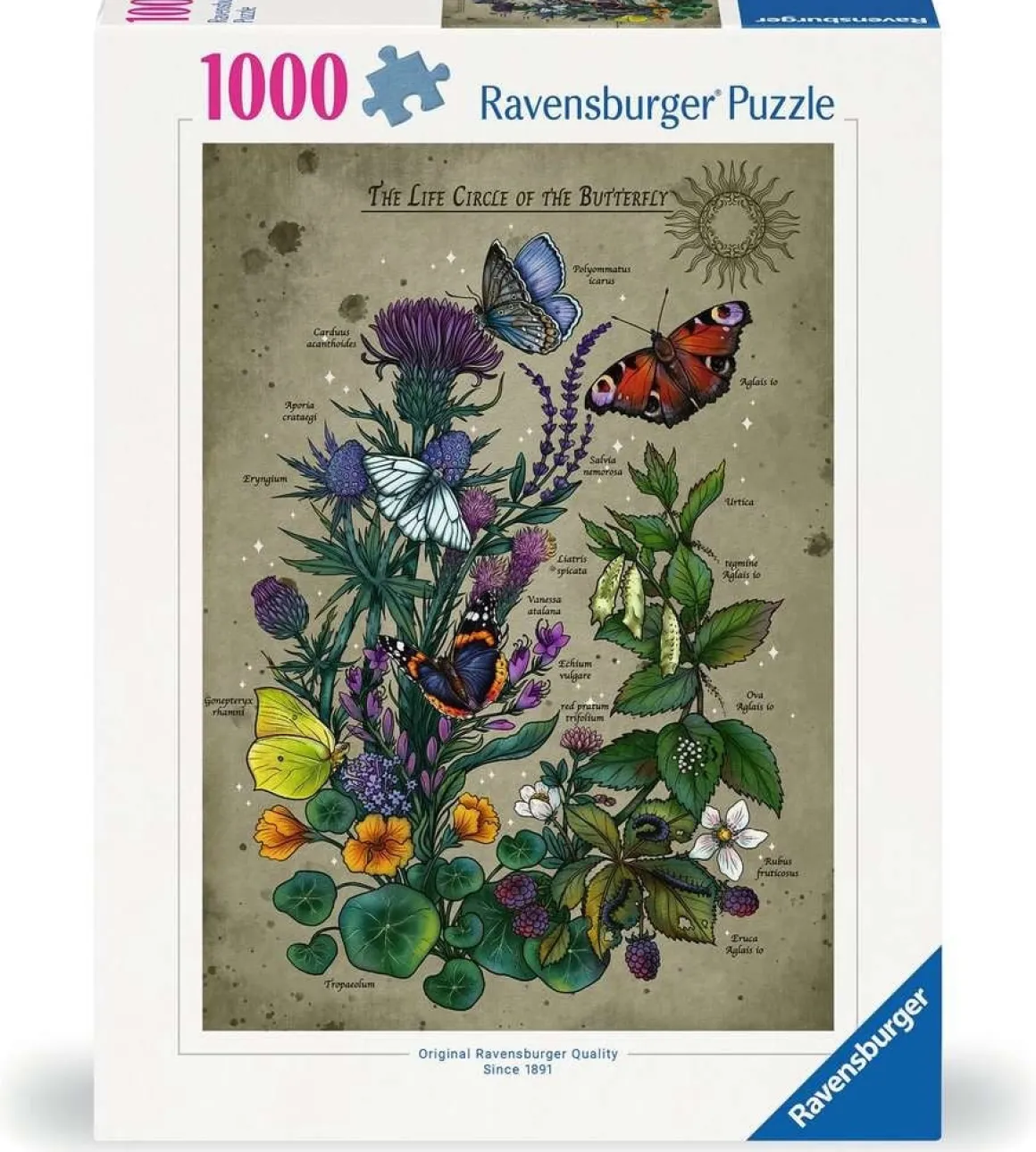Ravensburger De Vlinder - puzzel van 1000 stukjes