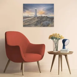 Ravensburger De vuurtoren van Akranes - Ijsland - puzzel van 1500 stukjes
