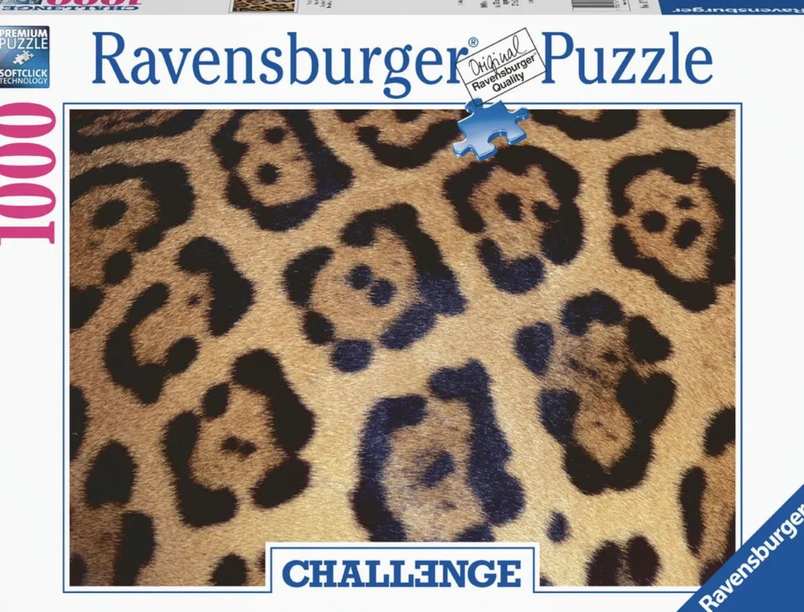 Ravensburger Dieren print - Challenge - puzzel van 1000 stukjes