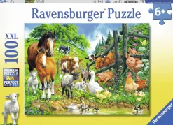 Ravensburger Dierenbijeenkomst - puzzel van 100 stukjes