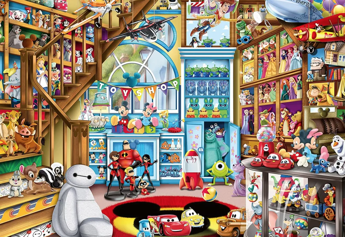 Ravensburger Disney - In de speelgoedwinkel - 1000 stukjes