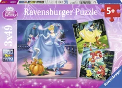 Ravensburger Disney Prinsessen - 3 puzzels van 49 stukjes