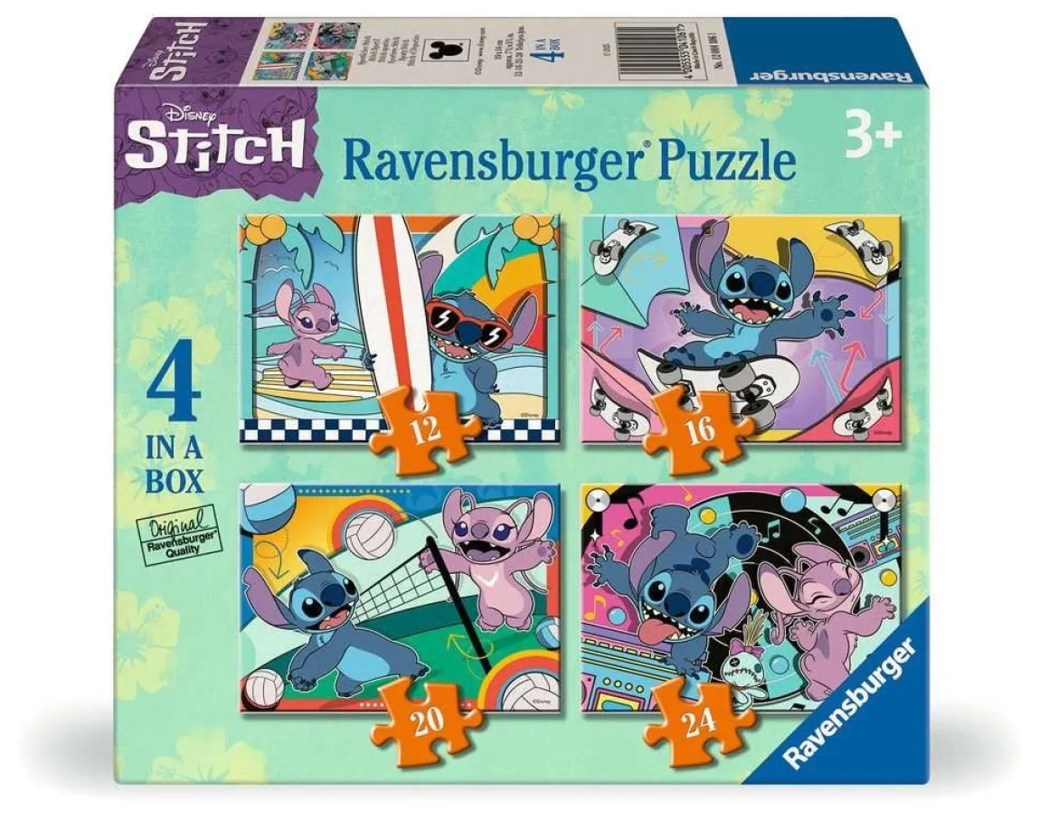 Ravensburger Disney Stitch - 12+16 +20 +24 stukjes