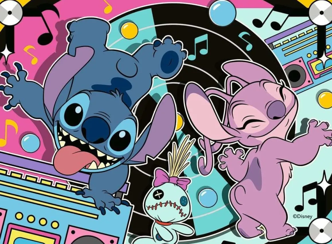 Ravensburger Disney Stitch - 12+16 +20 +24 stukjes