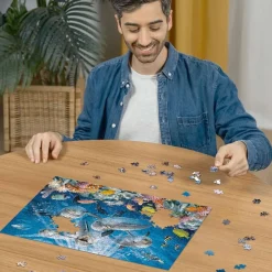 Ravensburger Dolfijnen in het koraalrif - puzzle van 500 stukjes