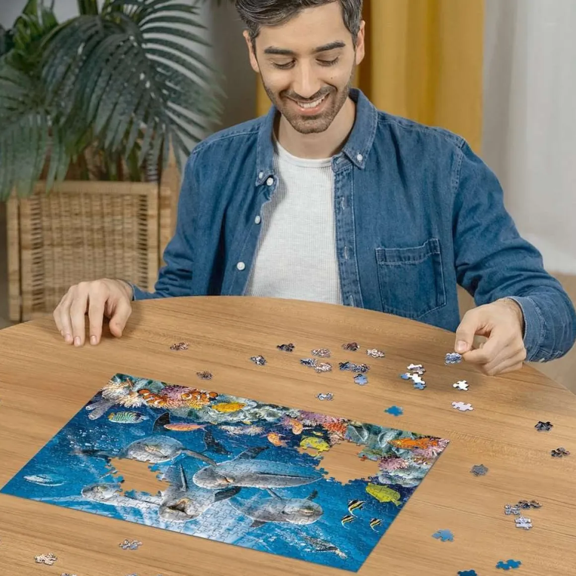 Ravensburger Dolfijnen in het koraalrif - puzzle van 500 stukjes