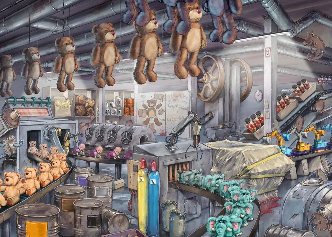 Ravensburger Escape Puzzel: De speelgoedfabriek - 368 stukjes