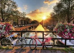 Ravensburger Fietsen in Amsterdam - puzzel van 1000 stukjes