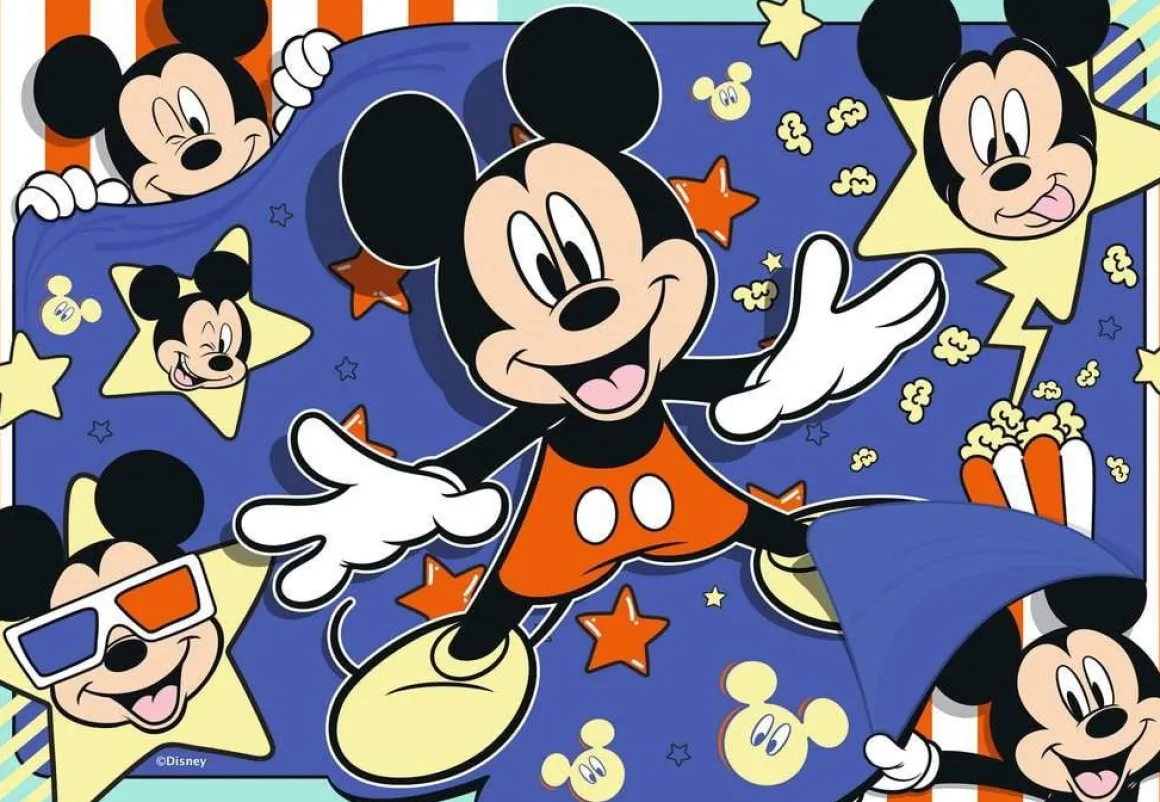 Ravensburger Filmster Mickey - 2 puzzels van 24 stukjes