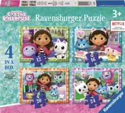 Ravensburger Gabby's Dollhouse - 12+16 +20 +24 stukjes