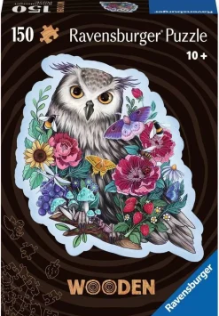 Ravensburger Geheimzinnige Uil - Houten Contourpuzzel - 150 stukjes