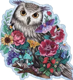 Ravensburger Geheimzinnige Uil - Houten Contourpuzzel - 150 stukjes