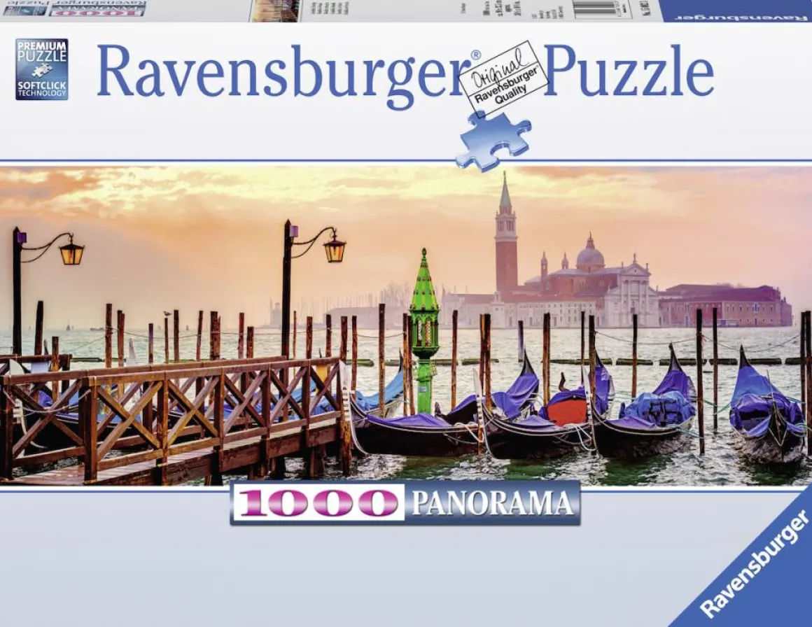 Ravensburger Gondels in Venetië - legpuzzel van 1000 stukjes