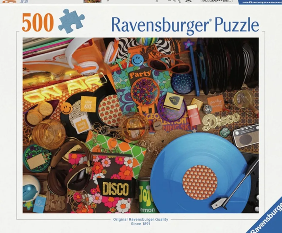 Ravensburger Hallo Vinyl! - puzzel van 500 stukjes