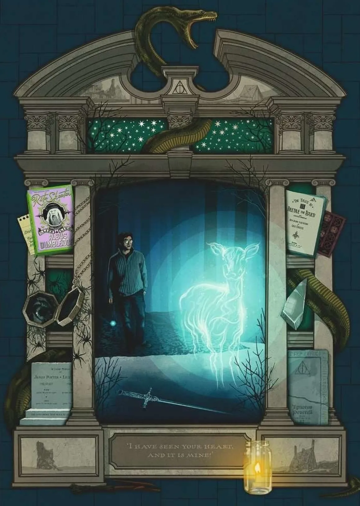 Ravensburger Harry Potter 7 - Relieken van de Dood (Part 1) - puzzel van 1000 stukjes