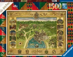 Ravensburger Harry Potter - Hogwarts Map - puzzel van 1500 stukjes