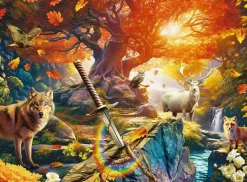 Ravensburger Het bos van Excalibur - puzzel van 500 stukjes