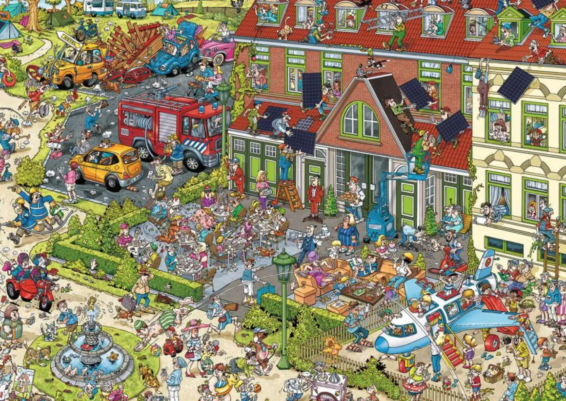 Ravensburger Het Hotel - Ray Nicholson - puzzel van 1000 stukjes
