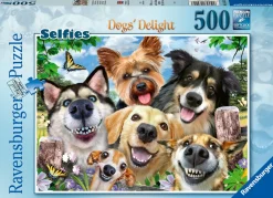 Ravensburger Honden selfie - puzzel van 500 stukjes