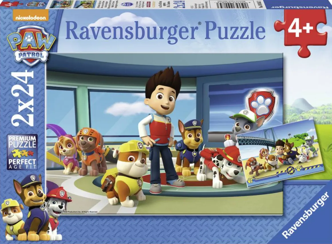 Ravensburger Hulpvaardige speurneuzen - 2 puzzels van 24 stukjes