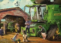 Ravensburger John Deere Toen en Nu - 1000 stukjes