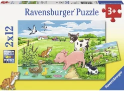 Ravensburger Jonge dieren op het platteland - 2 x 12 stukjes