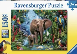 Ravensburger Jungle Olifanten - puzzel van 150 stukjes