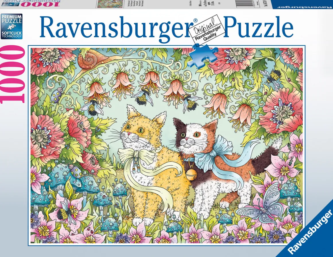 Ravensburger Kattenvriendschap - puzzel van 1000 stukjes