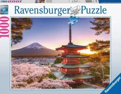 Ravensburger Kersenbloesem bij de Fuji berg, Japan - puzzel van 1000 stukjes