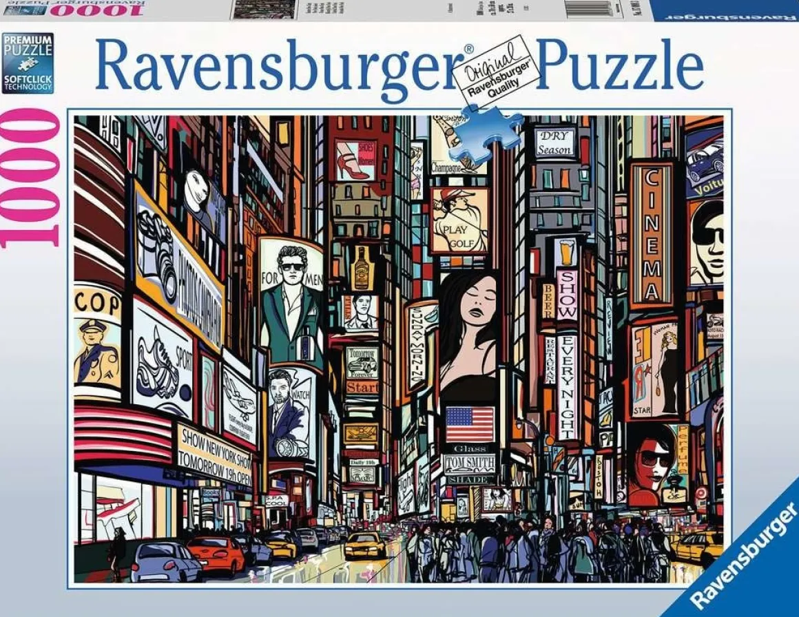 Ravensburger Kleurrijk New York - puzzel van 1000 stukjes