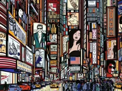 Ravensburger Kleurrijk New York - puzzel van 1000 stukjes