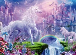 Ravensburger Koninkrijk van de Eenhoorns (glitter) - puzzel van 100 stukjes